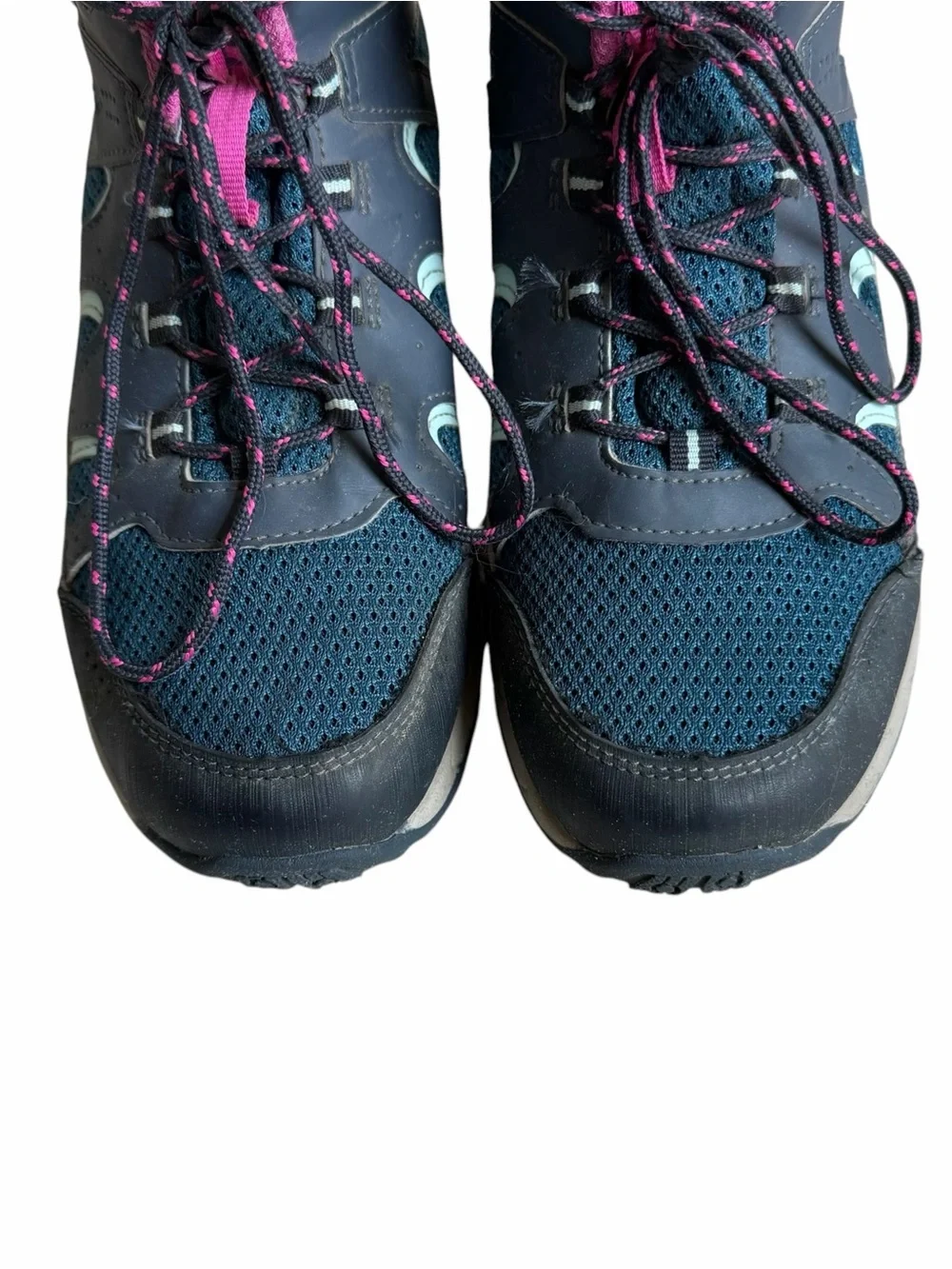 Merrell Kids Oakcreek Mid Lace Waterproof Hiking Boots Size 4 Blue
